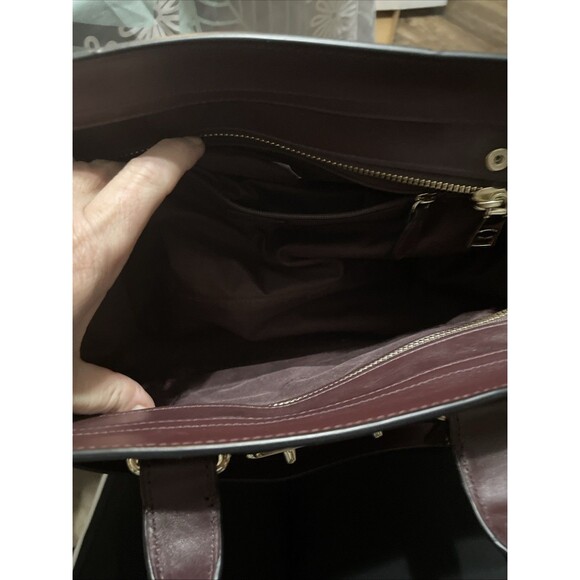 EUC COACH Swagger 27 Animal Print Mix Quilt Leather Crossbody Satchel - Picture 9 of 15